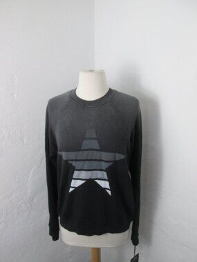 NEW Lauren Moshi Women's McKinley Gray Ombre Star Pullover T-Shirt Size XS